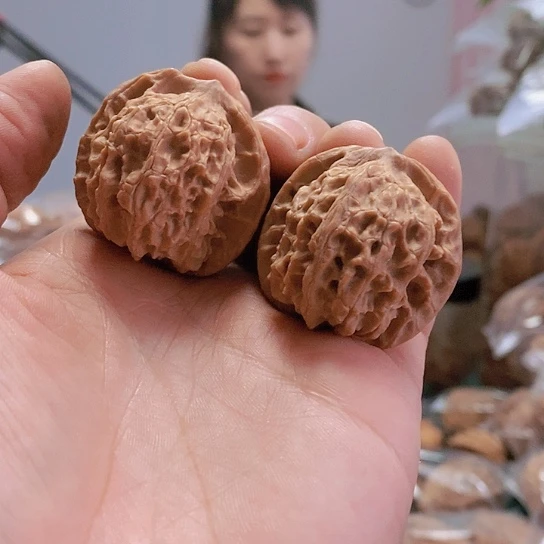 【闪购商品】把件文玩核桃35凤眼小众