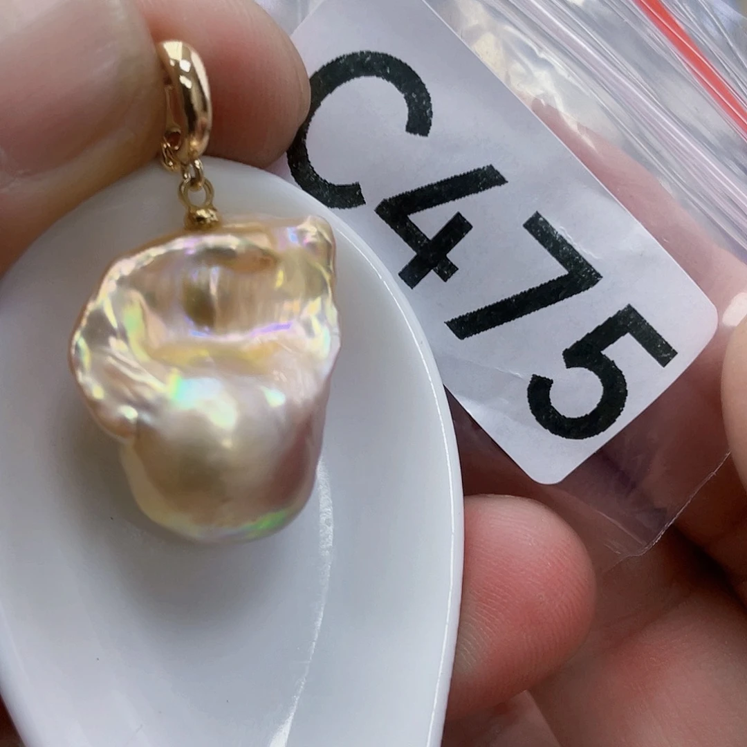 淡水珍珠颈饰银S925镶嵌