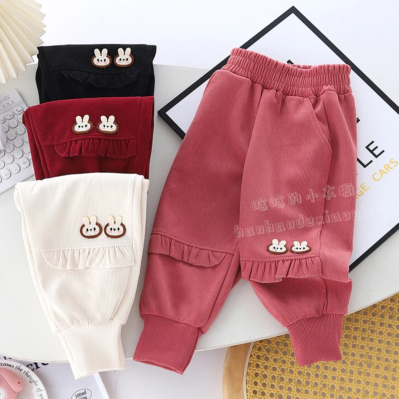 儿童裤子2025新春秋款男女童学生宽松卫裤休闲运动长裤宝宝外穿