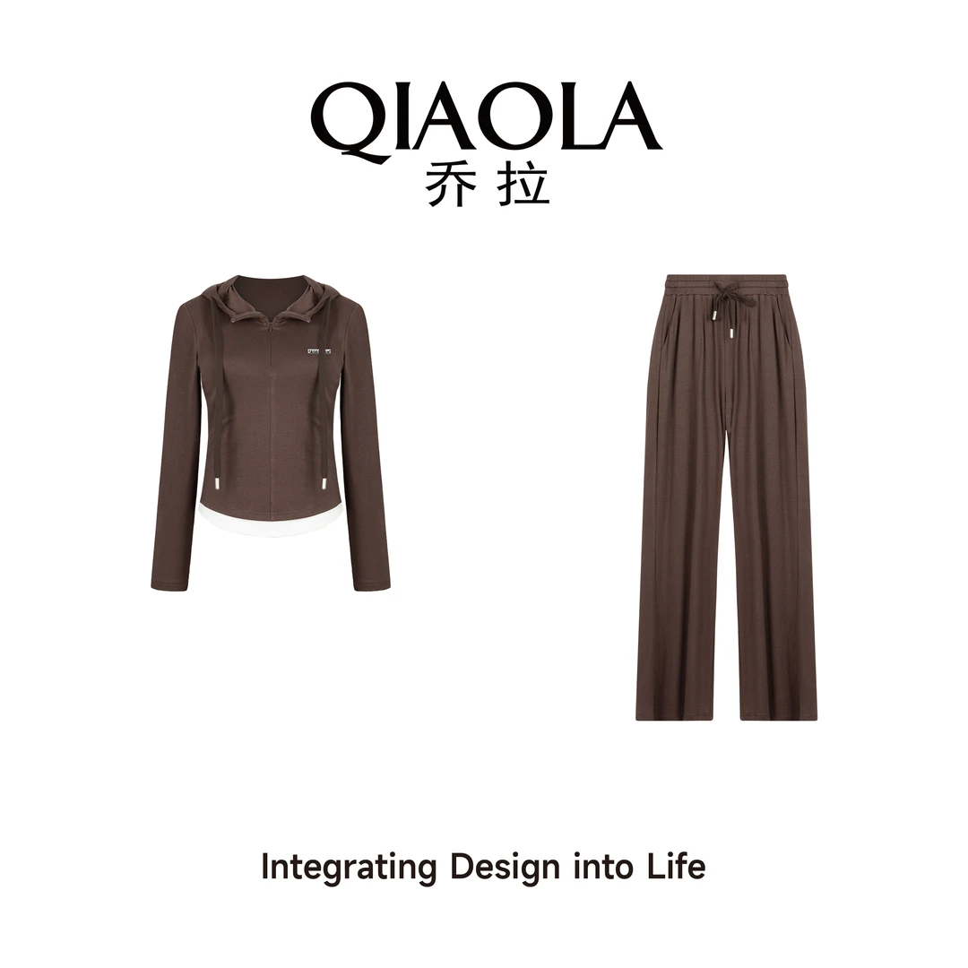 QIAOLA/乔拉【春日序曲】春夏新款针织吸湿透气优雅时尚套装预售