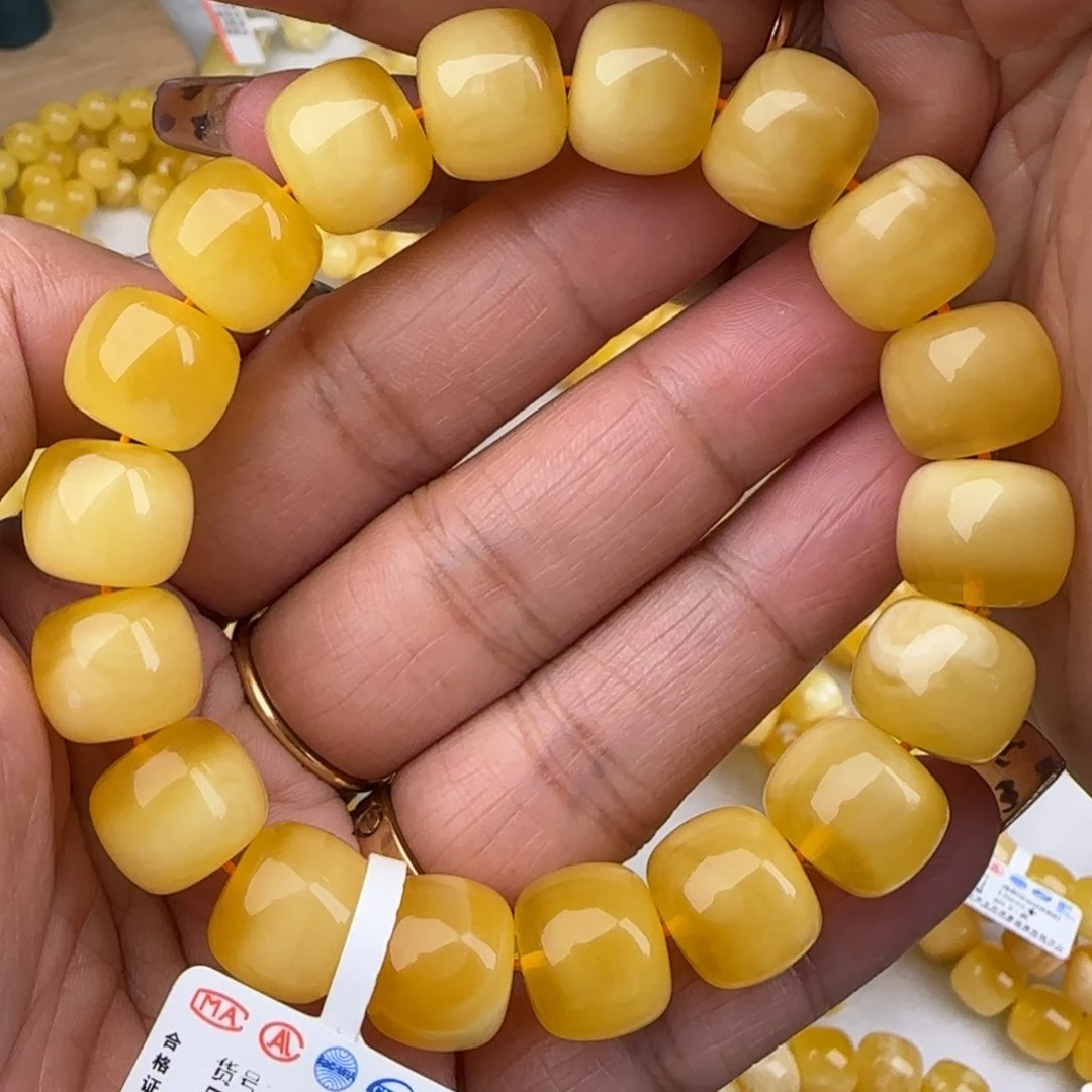 蜜蜡手链未镶嵌蜜蜡老型手串