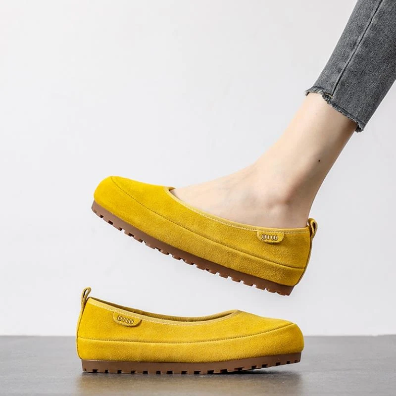 【DR官方正品】西班牙小众品牌超软！显腿长正品勃肯鞋豆豆鞋女平底