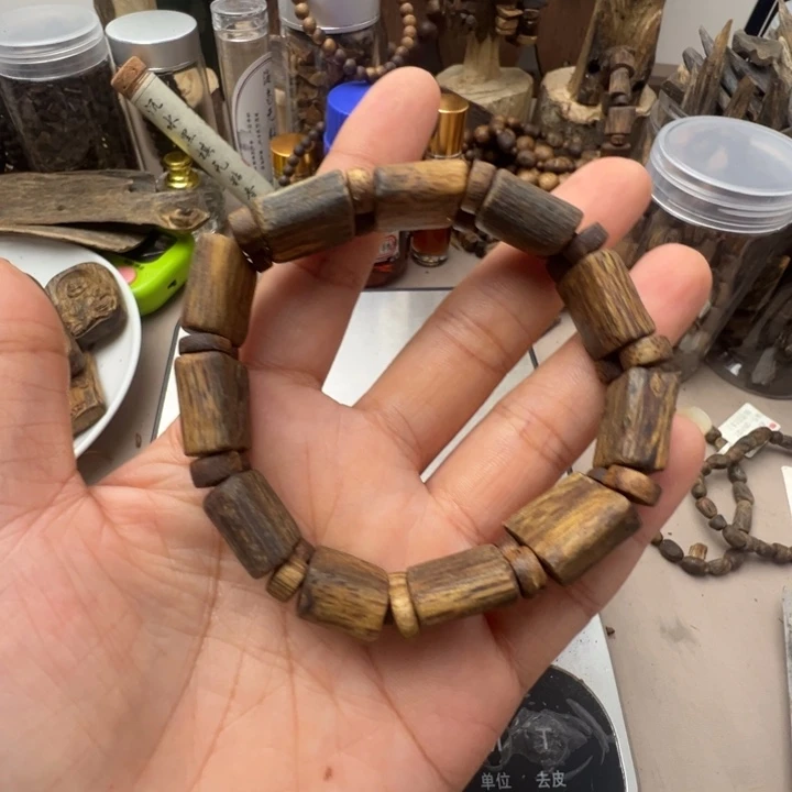 莺歌绿棋双排珠16.8克