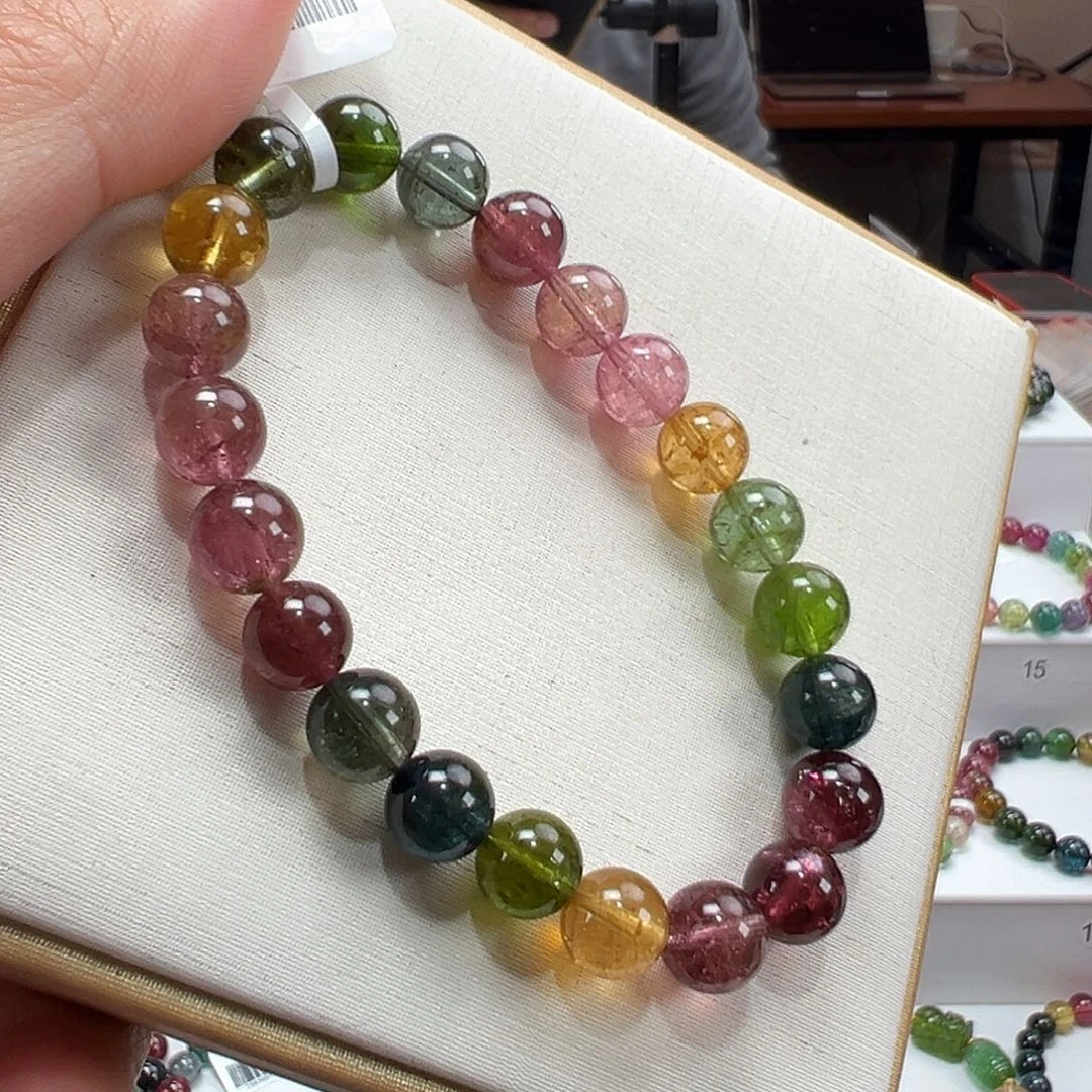 碧玺手串未镶嵌8.5mmmmmmm