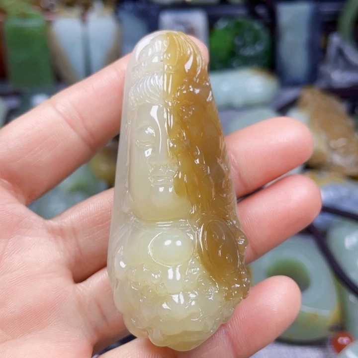 和田玉挂件未镶嵌