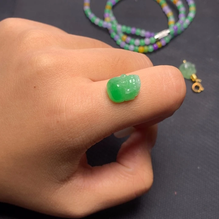 多***连翡翠未镶嵌颈饰无镶嵌06