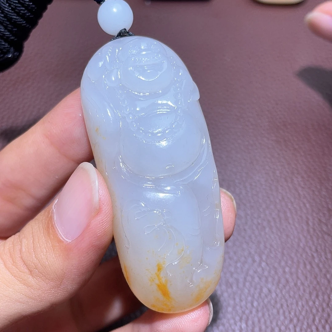 和田玉未镶嵌挂件y