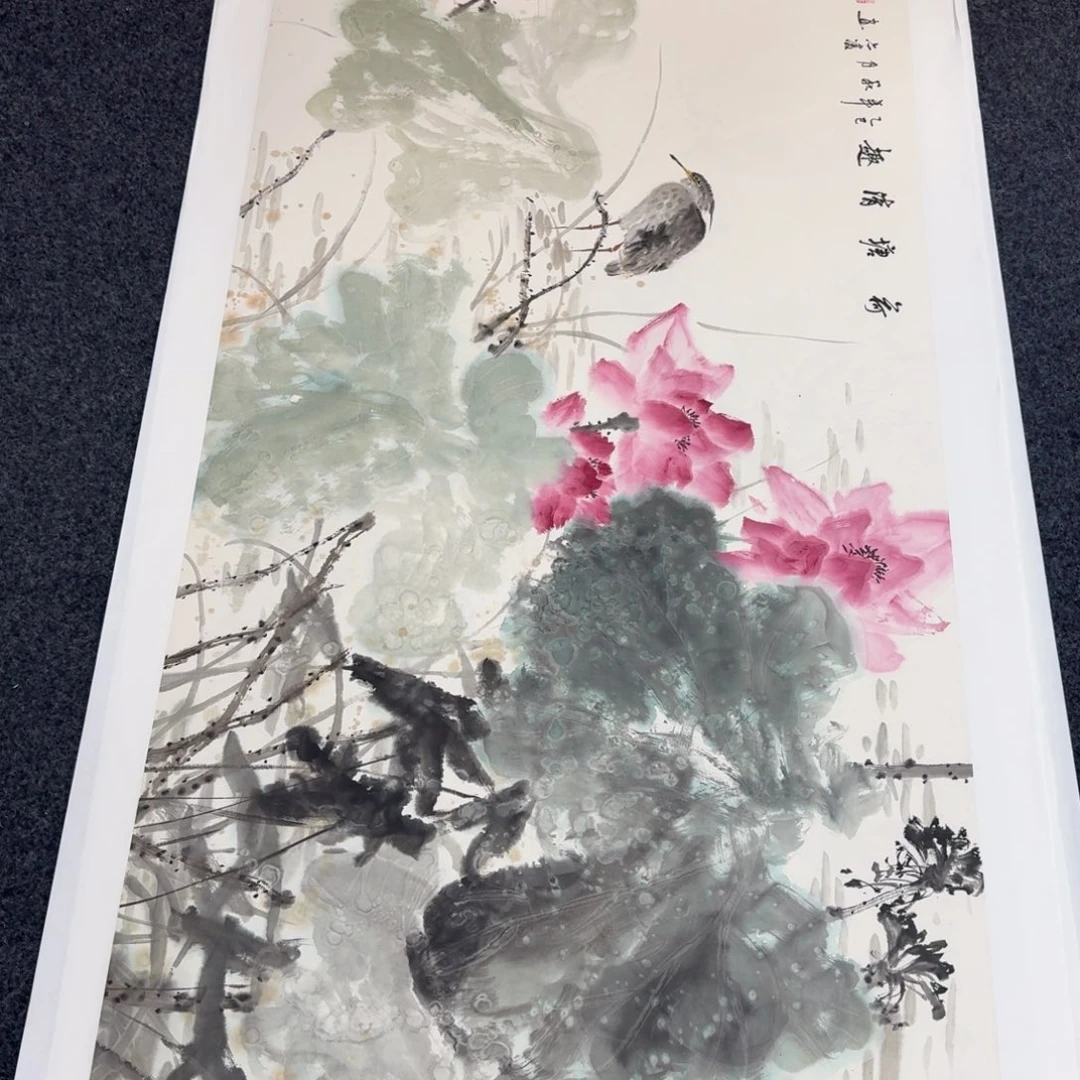 国画纯手绘山水花鸟作品