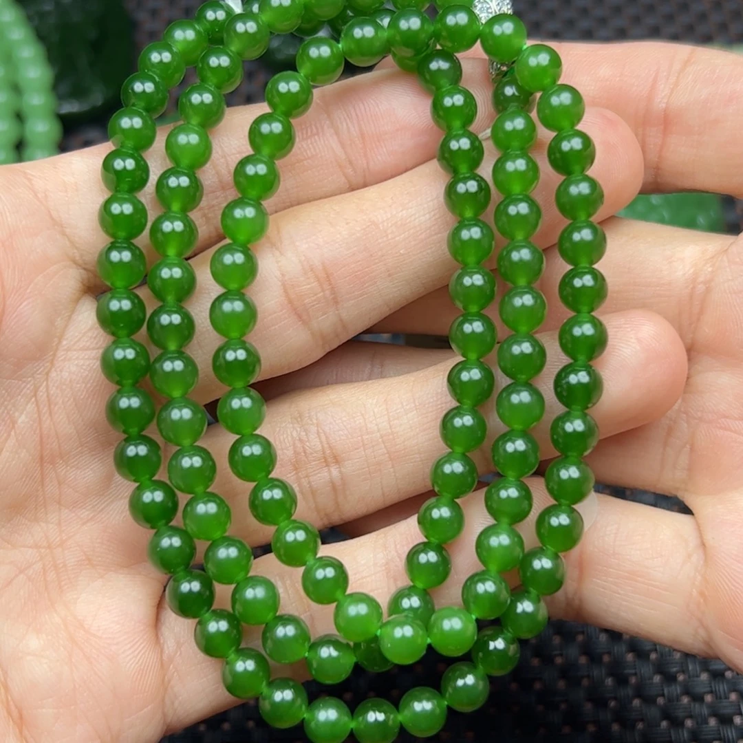 和田玉未镶嵌手链