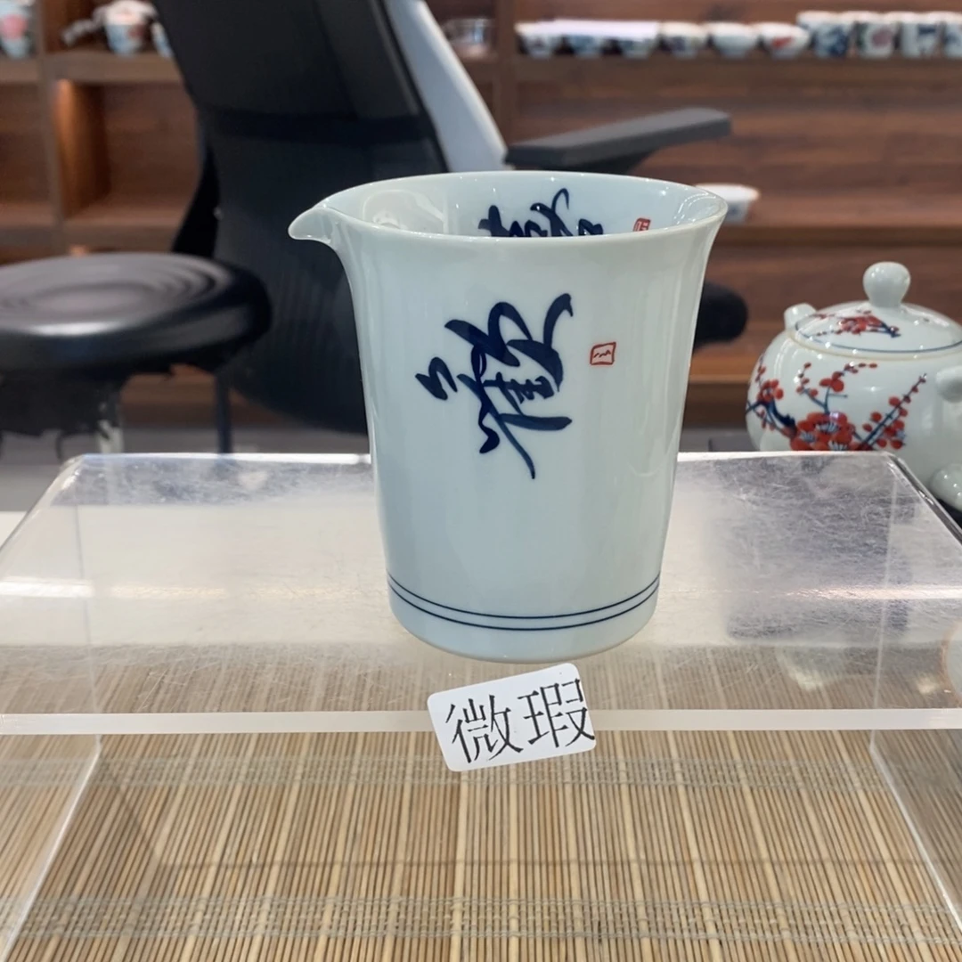 釉下彩老陶泥手工绘制