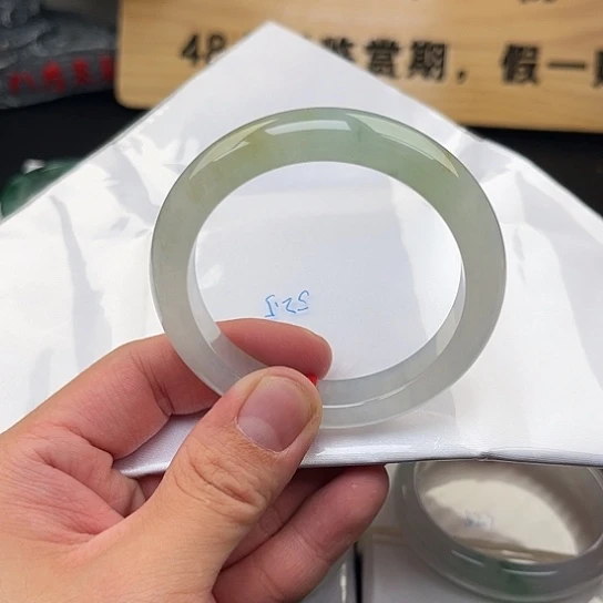 未镶嵌手镯翡翠手镯-17