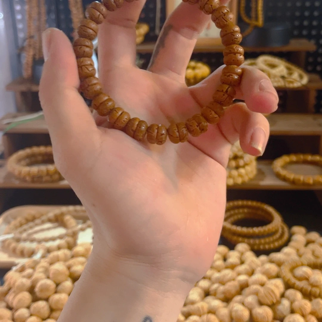 桃核吊坠汉堡桃核