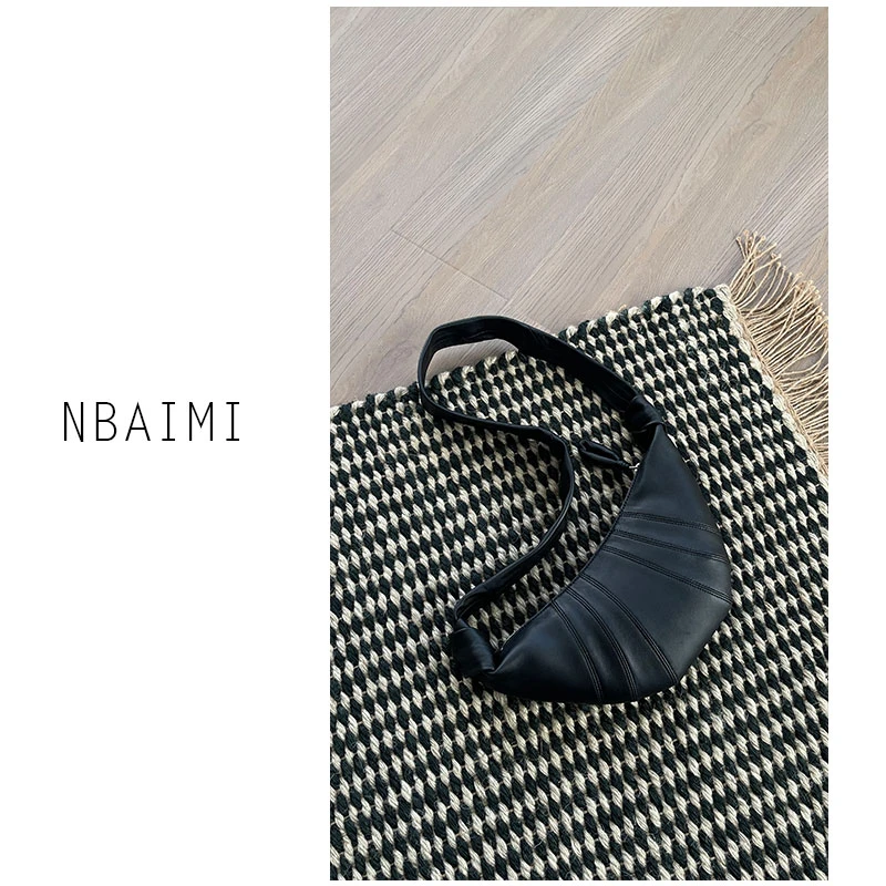 牛角包 百搭简约休闲时尚复古洋气单肩斜跨小包包