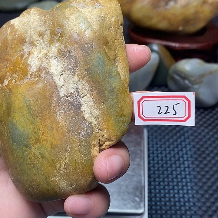 和田玉未镶嵌挂件225