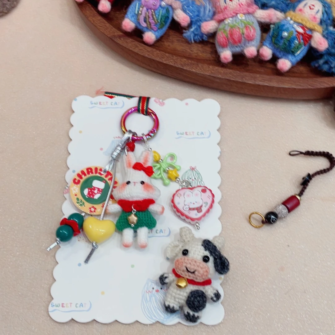 毛绒微钩小兔子晚安