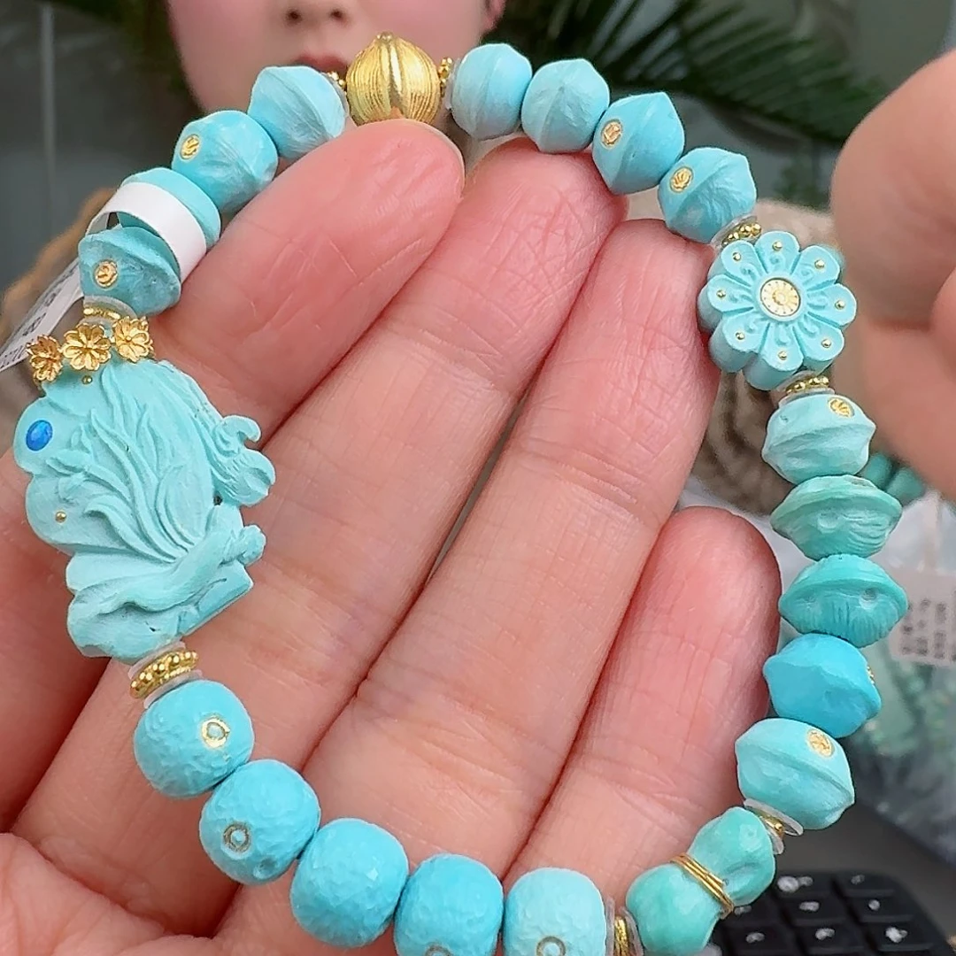 绿松石珠宝奇石未镶嵌