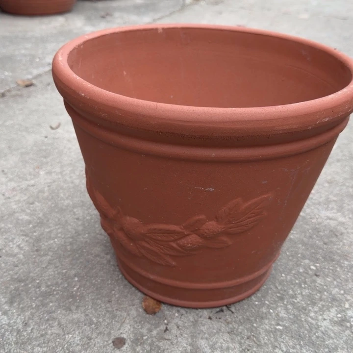 花盆紫砂口30高25宜兴紫砂