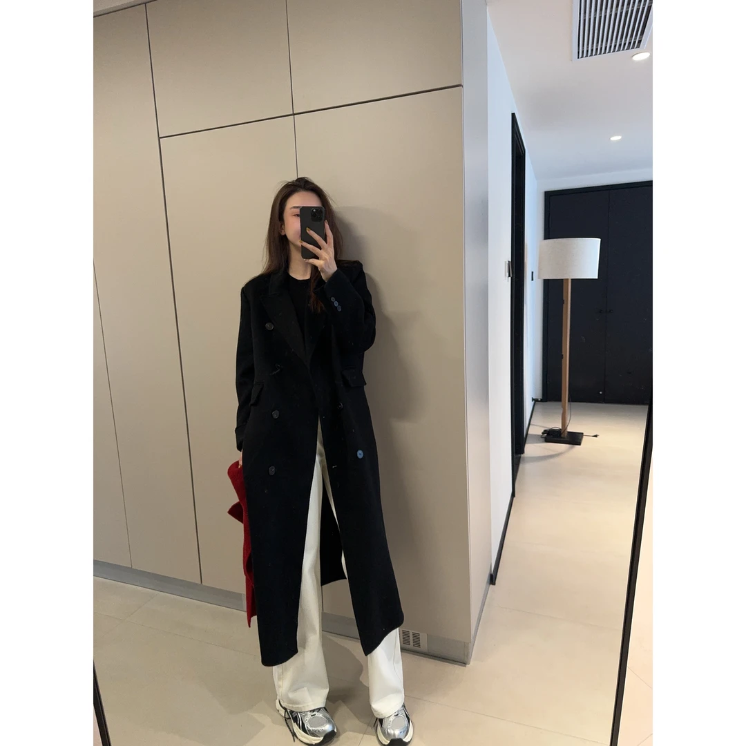 REVAN SUN -大骨架穿搭 西装款 100%羊毛大衣24007