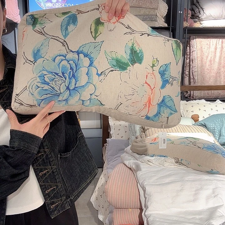 棉貂毛棉花薰衣草枕