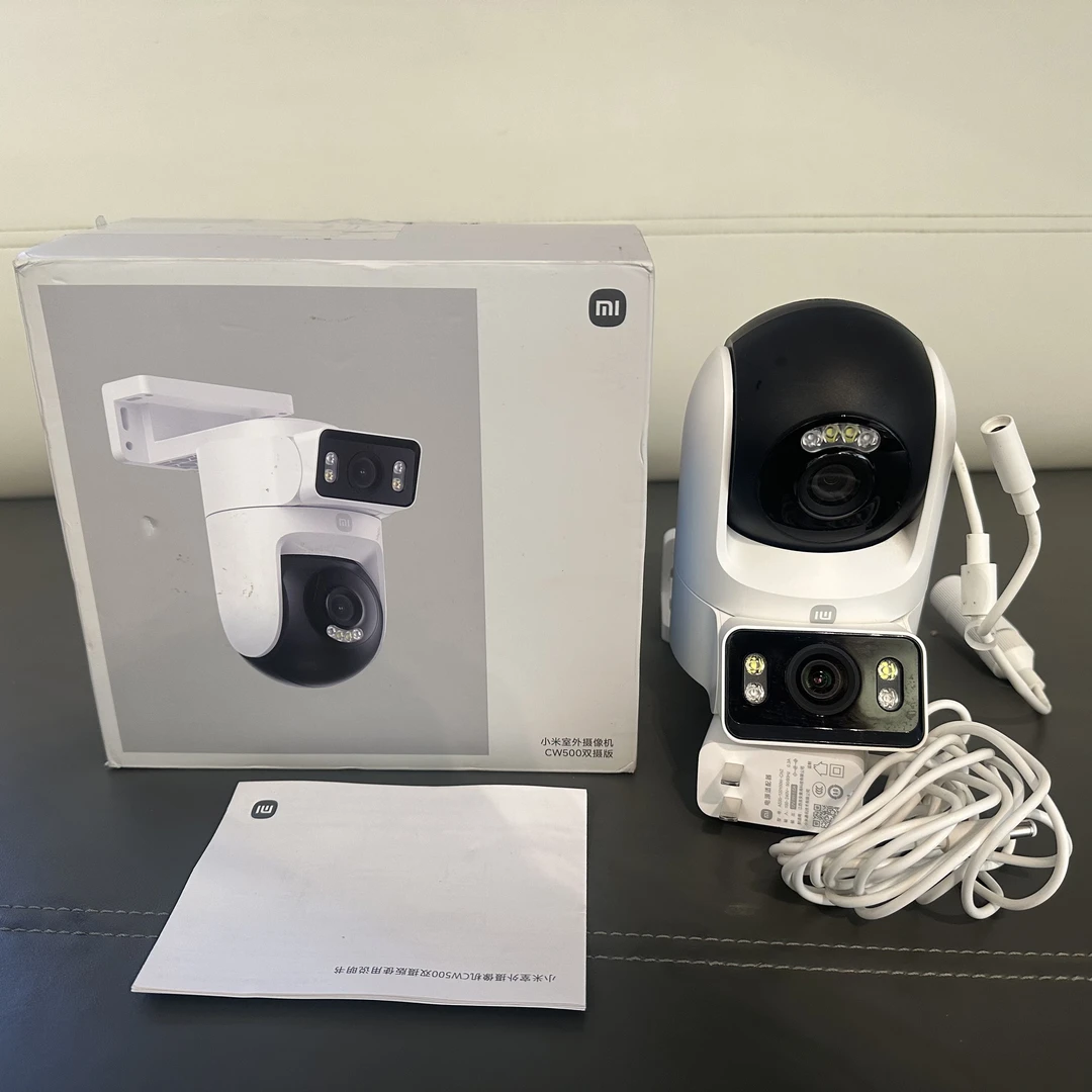 9新 Xiaomi/小米 小米室外摄像机CW500双摄版 缺螺丝包有使用痕迹