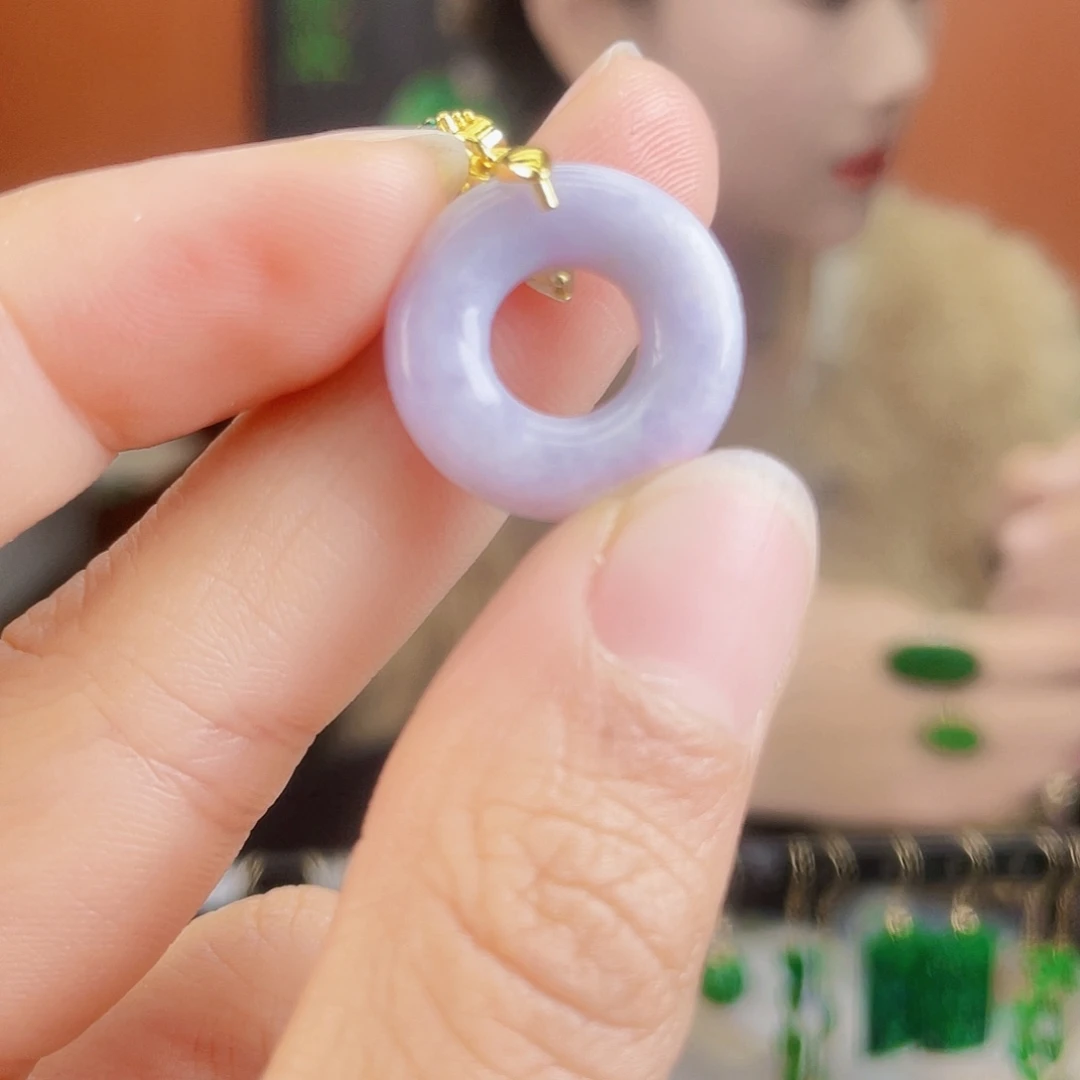 翡翠未镶嵌耳饰饰品