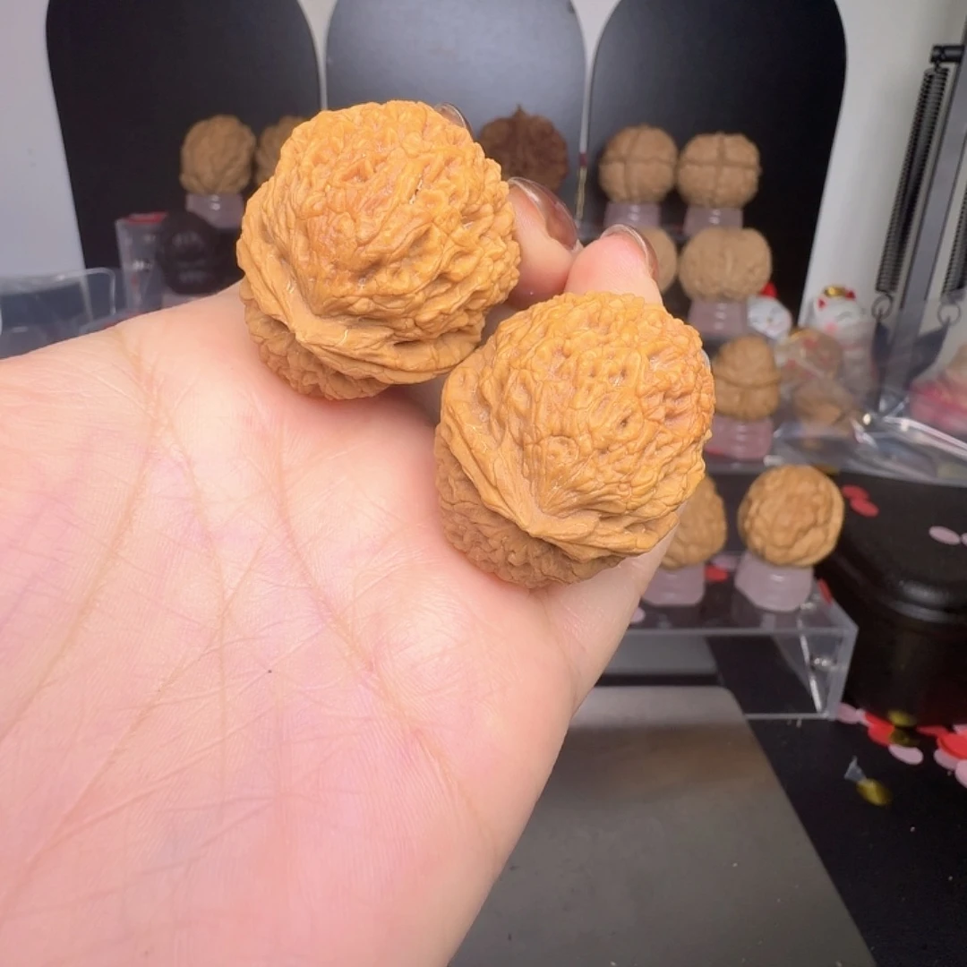 吊坠文玩核桃34号车37尺寸盘龙玉凤绣球