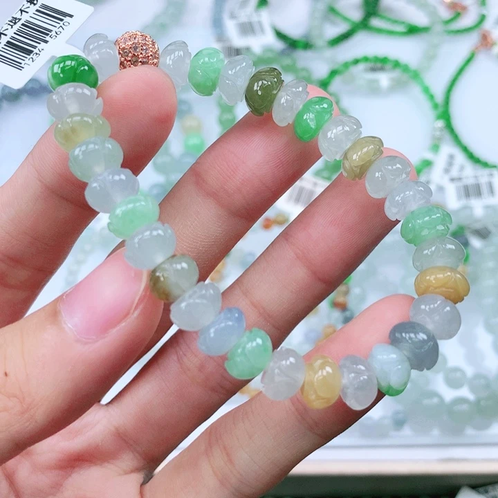 未镶嵌手链翡翠翡翠