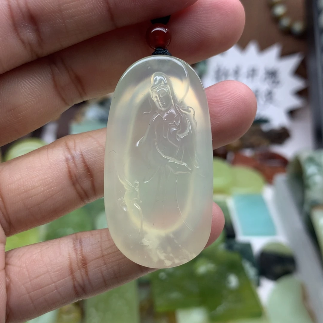 岫玉未镶嵌吊坠(不含链)