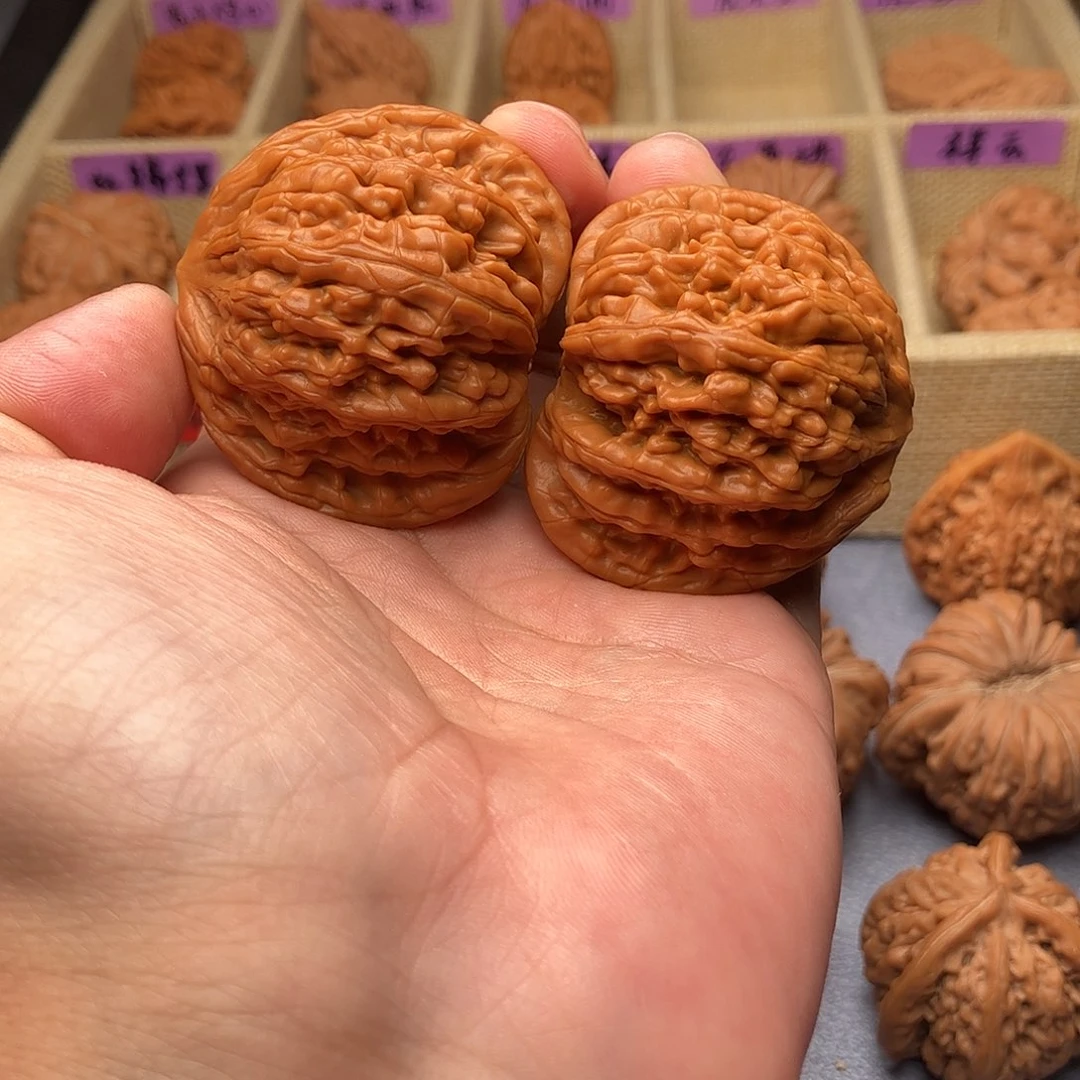 把件文玩核桃蓟县虎头王47（头货精品