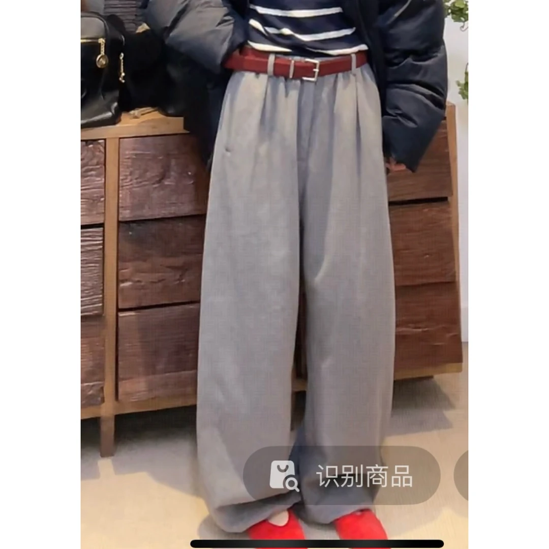 LIS&AZ-饱和灰羊毛西裤DKWL2505017