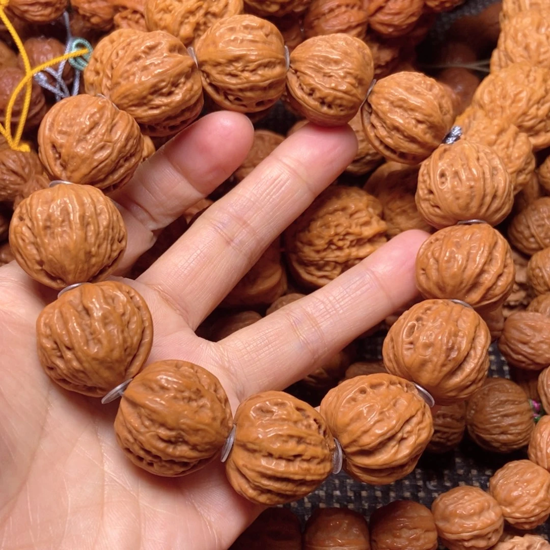 手串桃核粗筋爱心