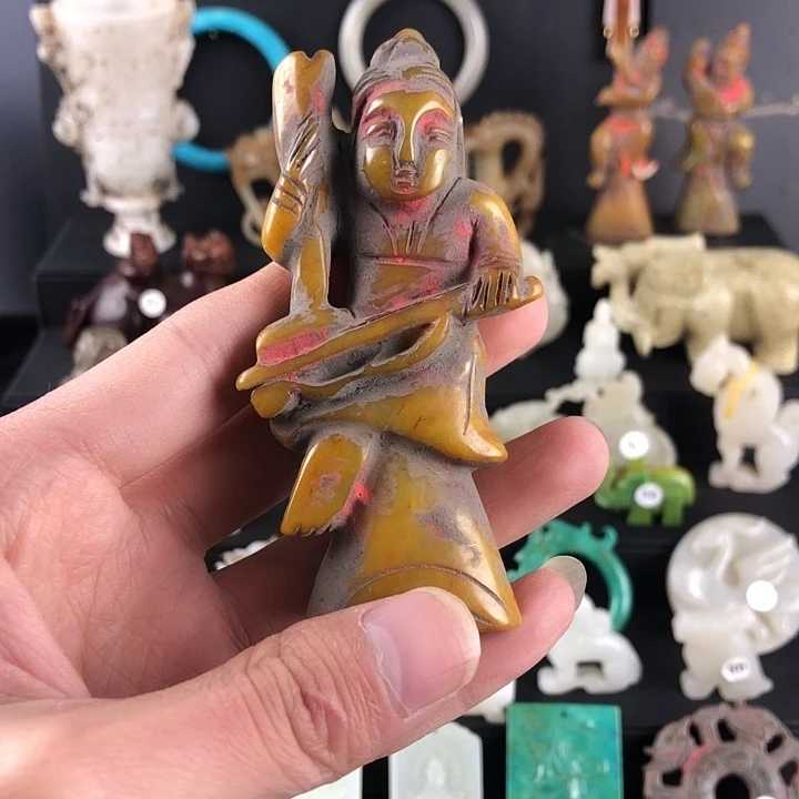 用***宝和田玉（糖玉）未镶嵌挂件