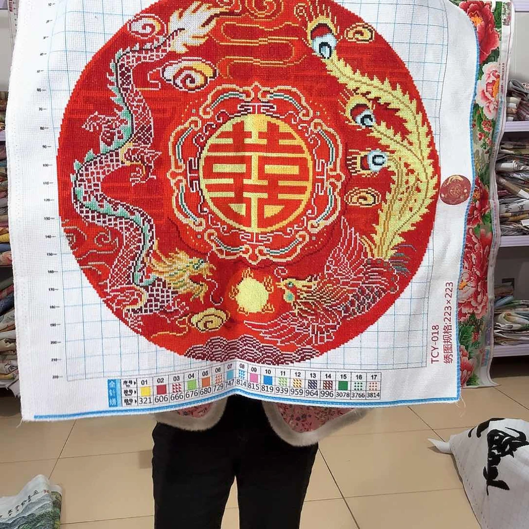 棉十字绣成品出售