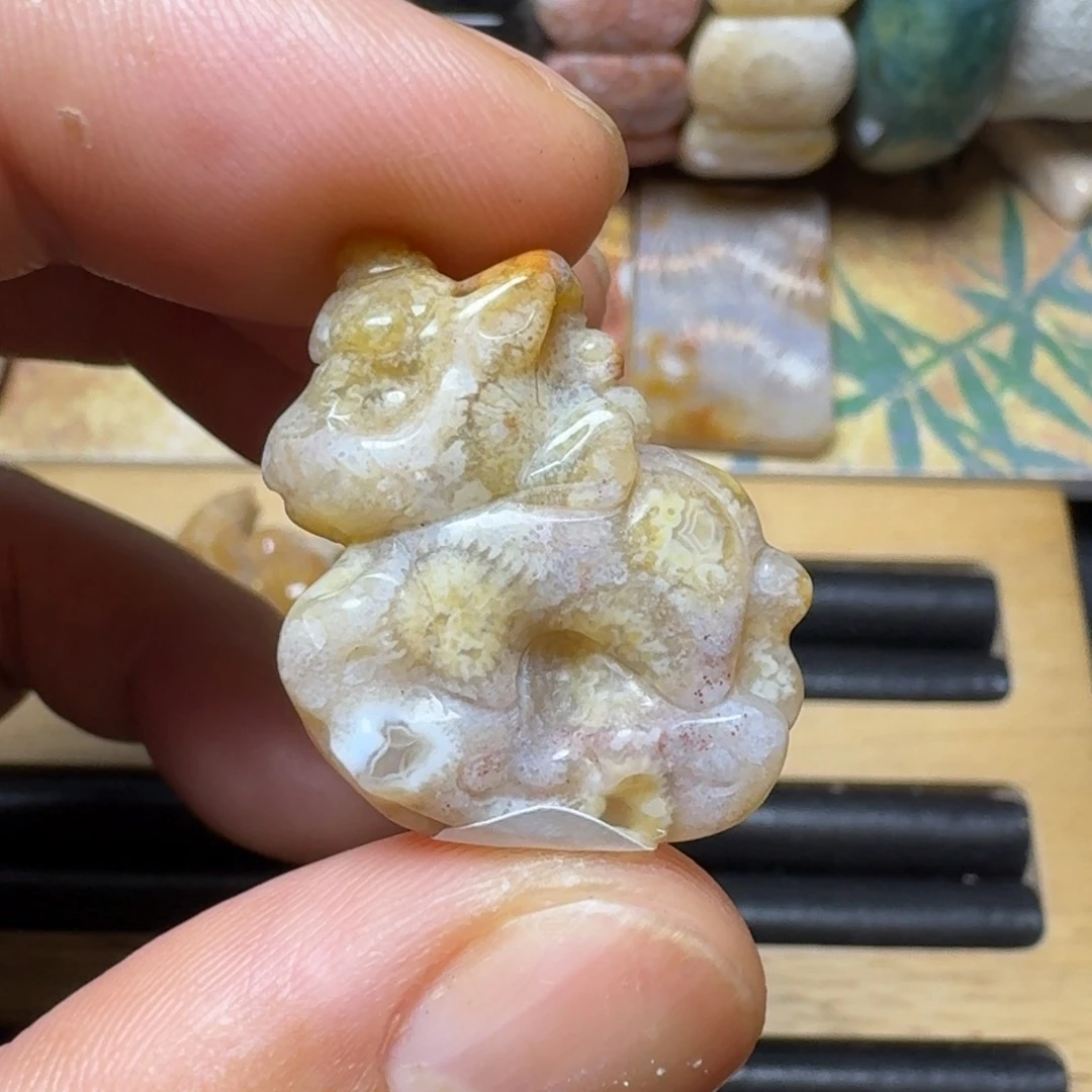 硅化玉独角兽之小马未镶嵌