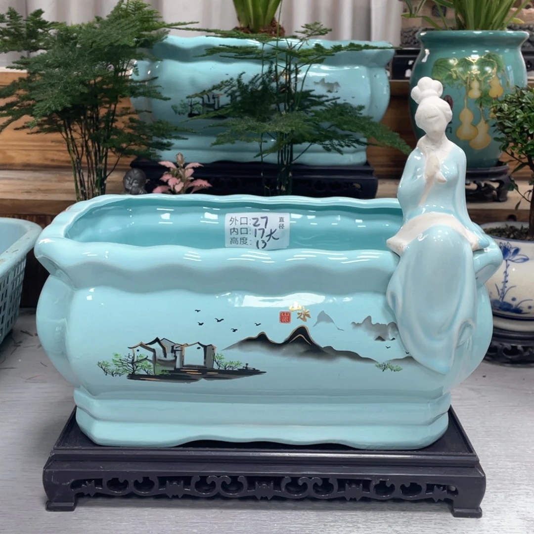 陶瓷花盆紫砂花盆艺术特色花盆