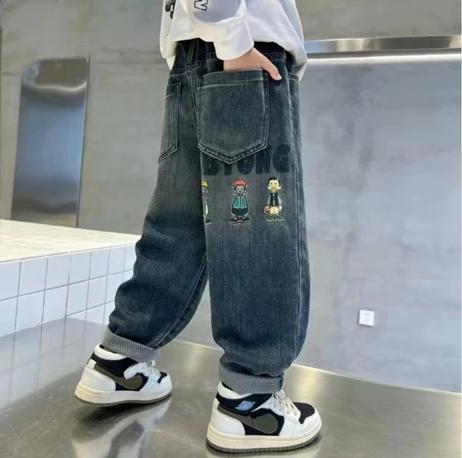 男孩牛仔裤   YJ40214