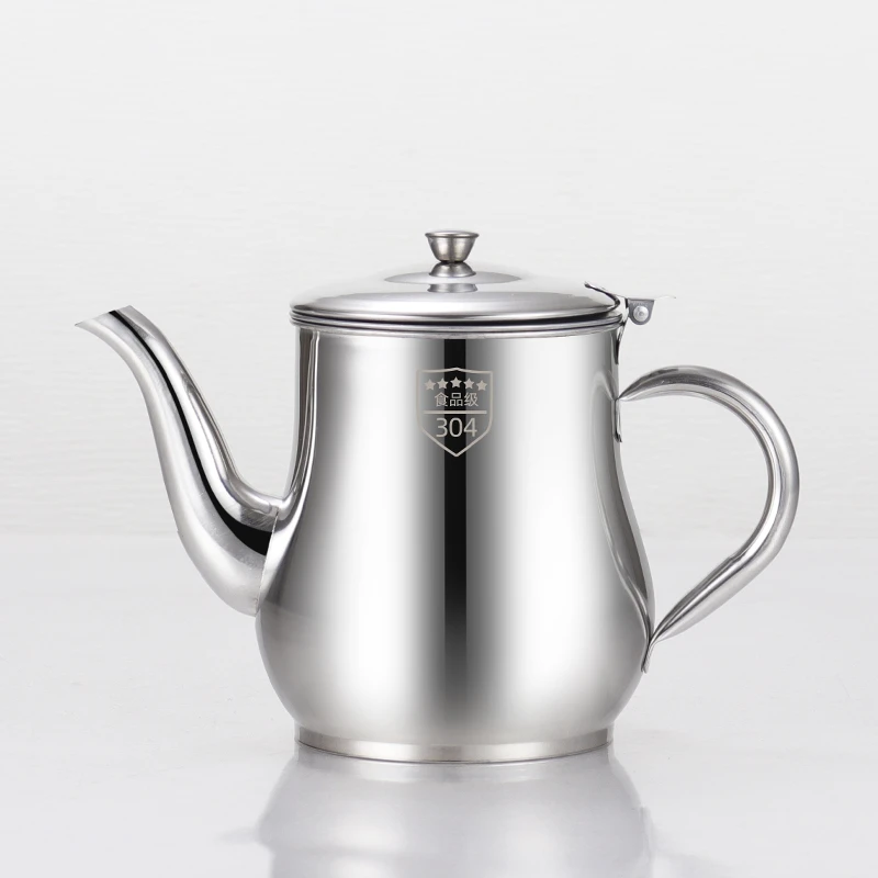 1200mL不锈钢油壶带滤网滤油壶防漏安士壶倒油瓶罐厨房家用储油瓶