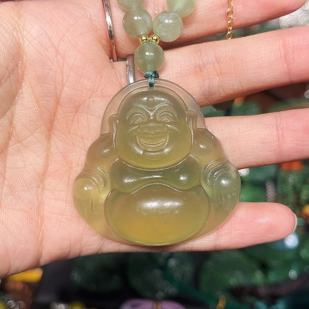 颈饰未镶嵌和田玉（糖玉）