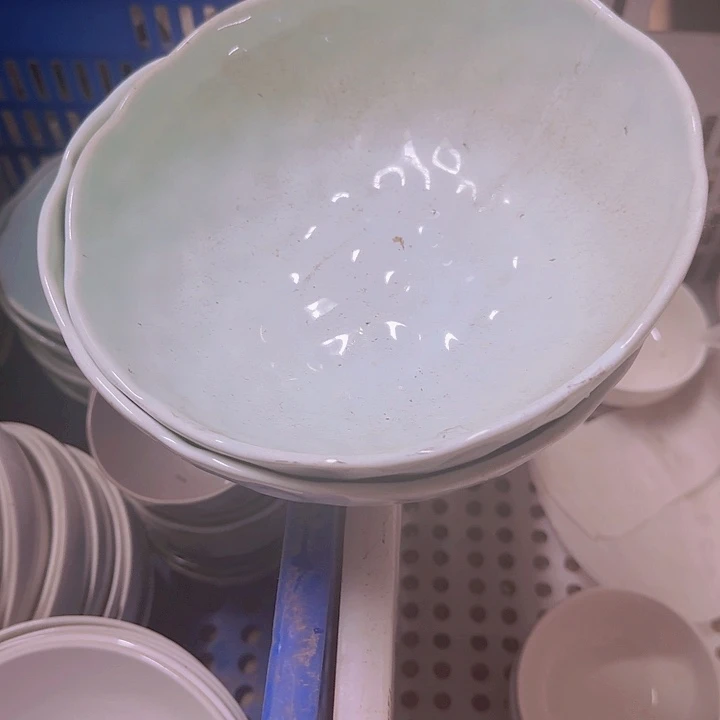 瓷雨花石  8 英寸 2 个