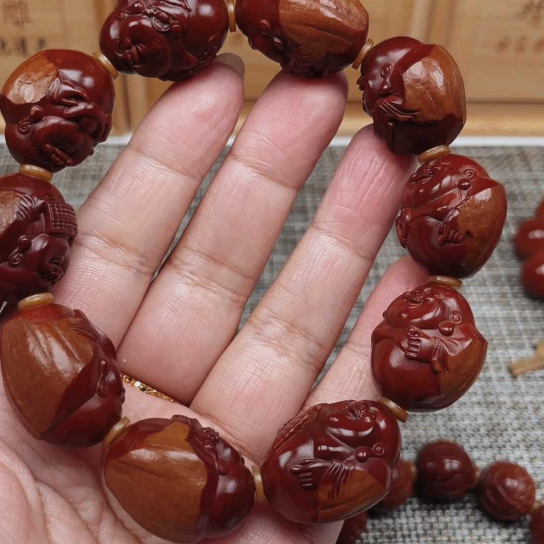 老***肉橄榄核手串米勒8888