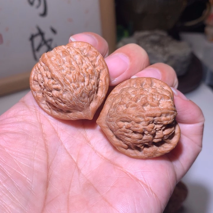 把件文玩核桃七步沟公子帽