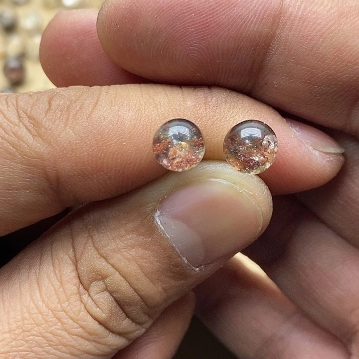 珠宝半成品水晶未镶嵌