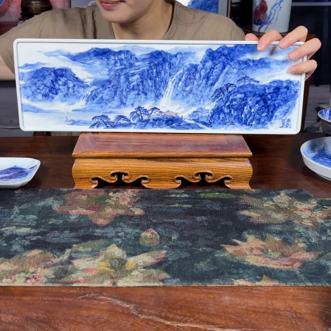 国一王老师手绘山水