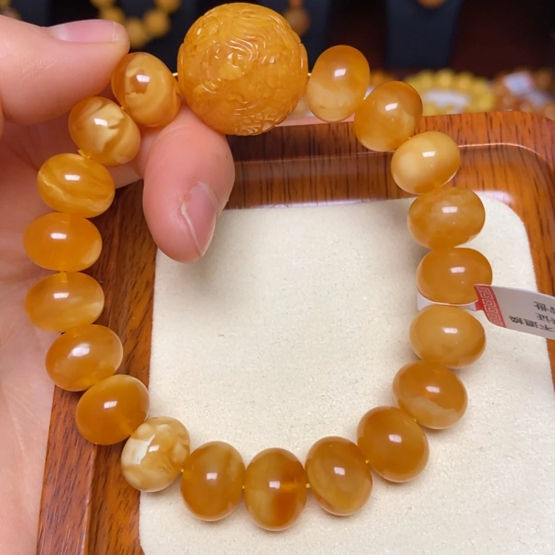 【闪购商品】蜜蜡手链未镶嵌手串