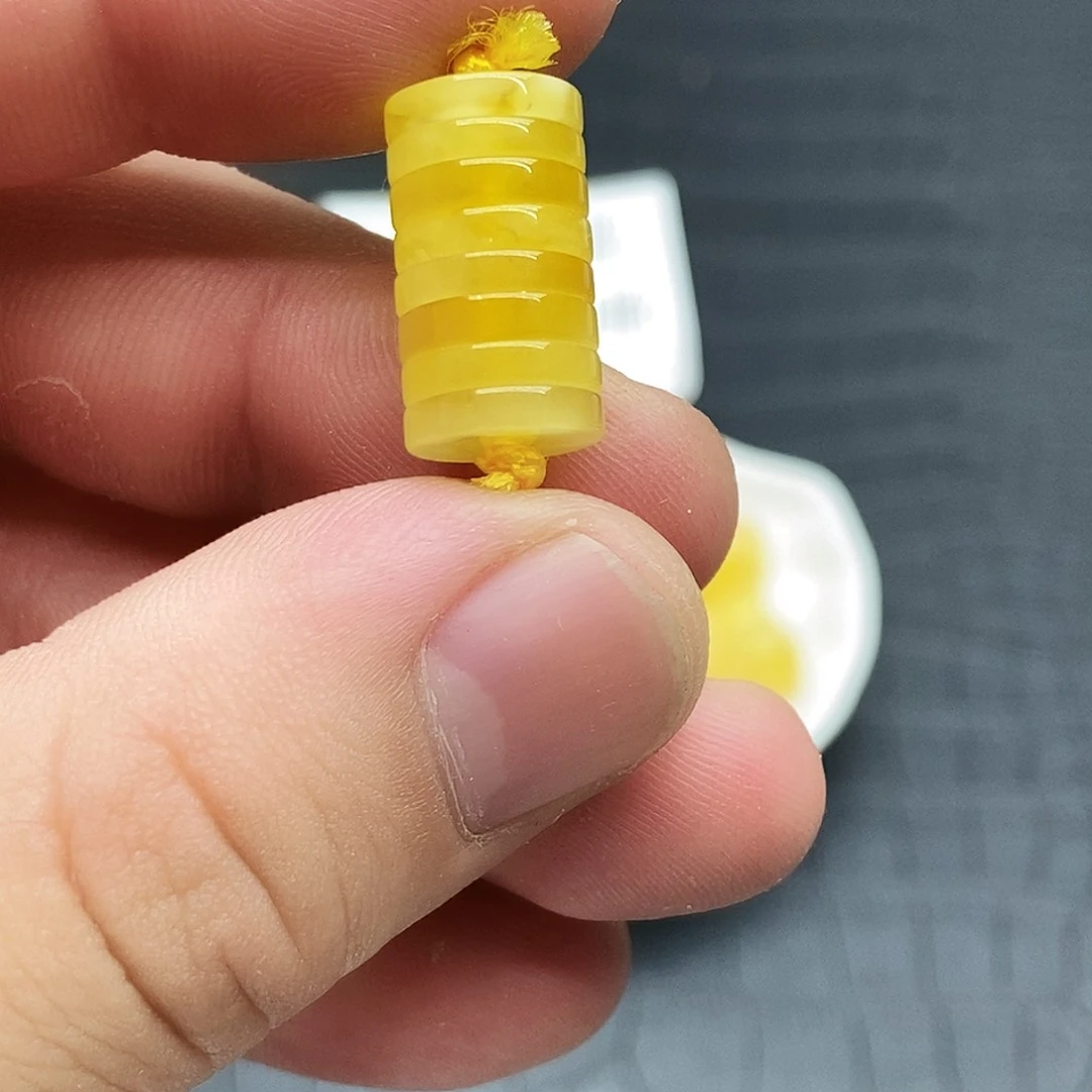 未镶嵌琥珀珠宝奇石10毫米隔片