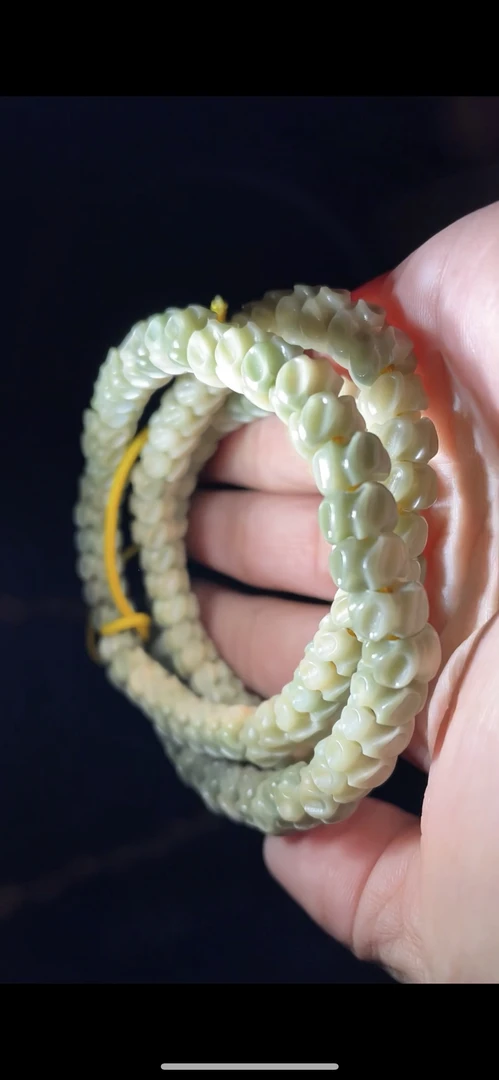 青龙骨脖挂120颗龙骨