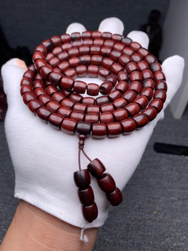 印度小叶紫檀1.0老泥料原汁原味黑飘红满金星直切