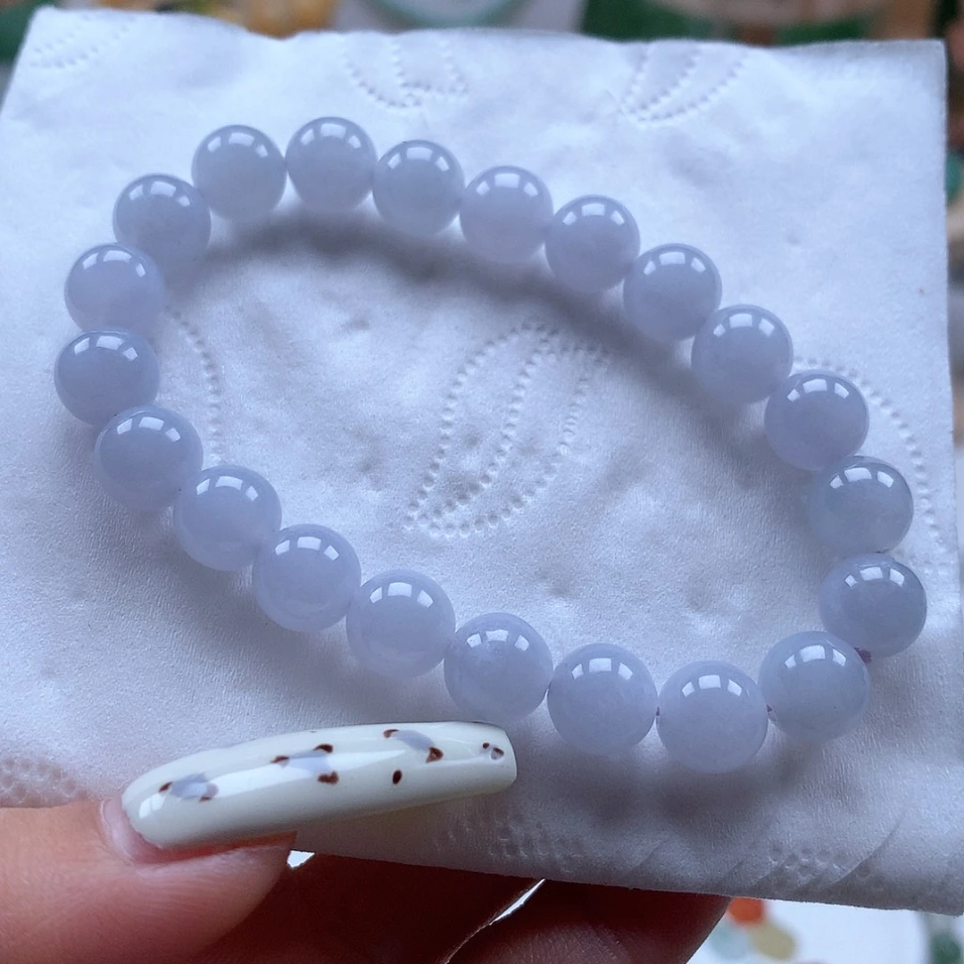 翡翠未镶嵌手链圆珠8.4