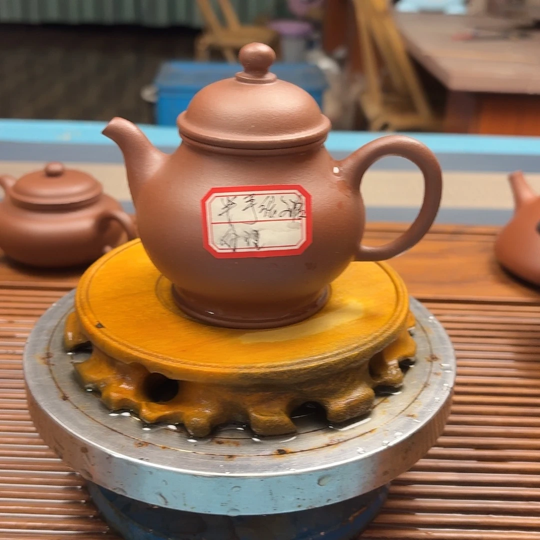 茶壶紫砂半手工制作