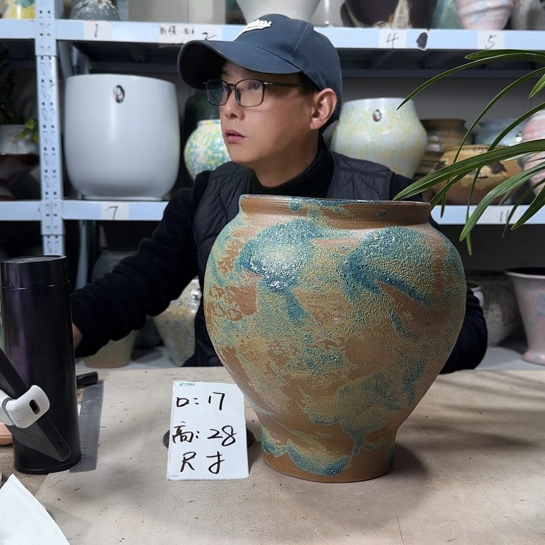 17@28 紫砂花盆尺寸